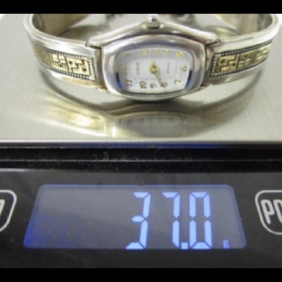 925 & 14kt gold Roderick tenorio ladies watch - Picture 2 of 10